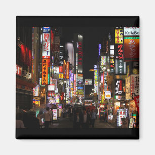 Tokyo Shinjuku Neons by Night Magnet