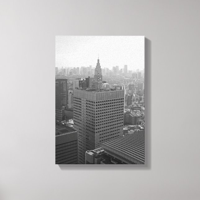 Tokyo skyline canvas print (Front)