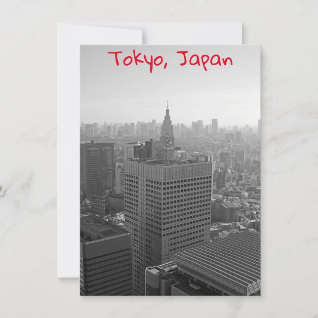 Tokyo skyline card (Front)