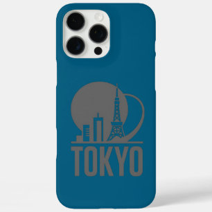 Tokyo Skyline Circle Design iPhone 16 Pro Max Case