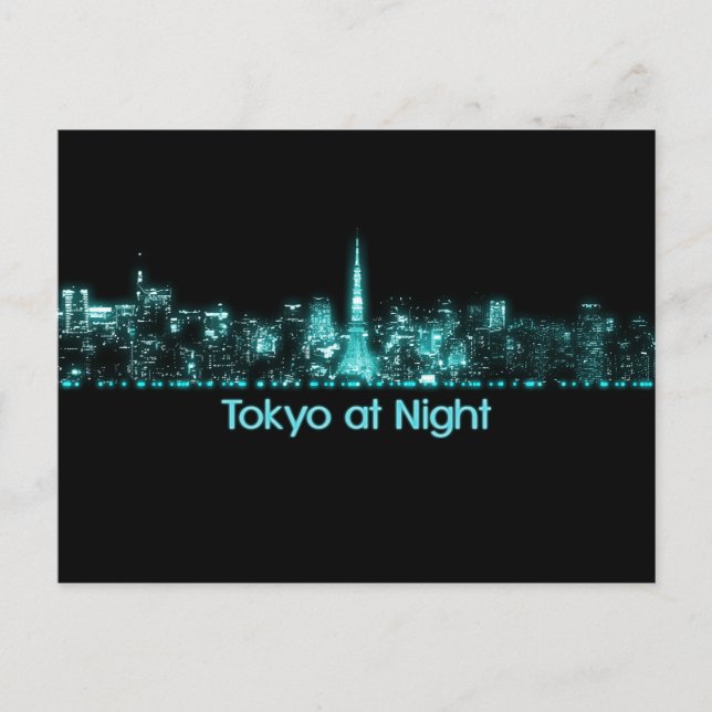 Tokyo Skyline Postcard (Front)