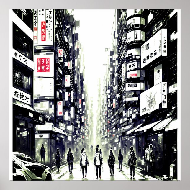 Tokyo street  poster (Front)