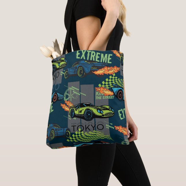  Tokyo Street Racing Pattern Tote Bag (Close Up)