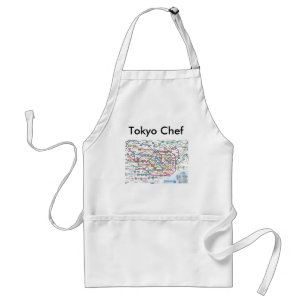 Tokyo Subway Map Chef Standard Apron
