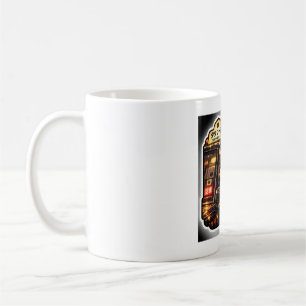 Tokyo Taxi Cat Mug Japanese City Night Art