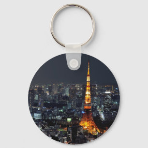 Tokyo Tower by Night :: Keychain