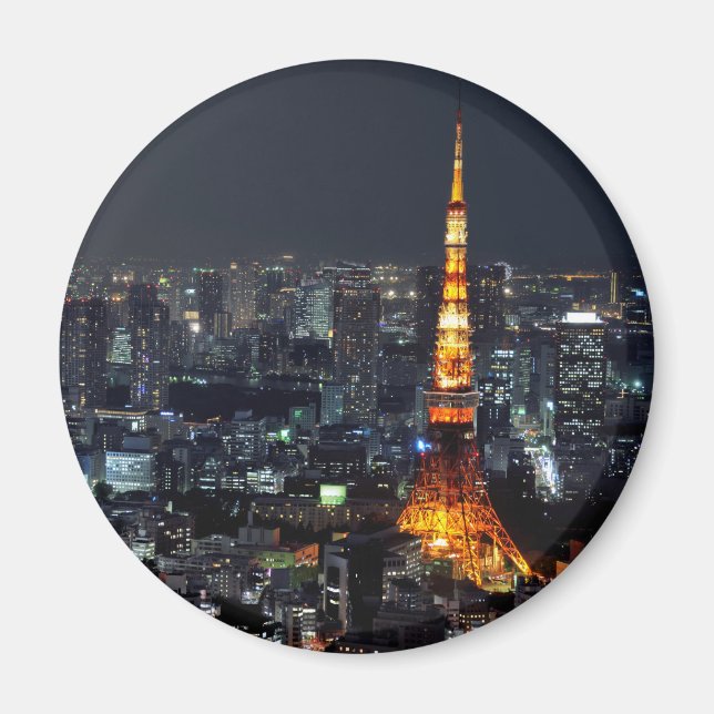 Tokyo Tower by Night :: Magnet (Front)