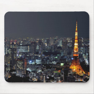 Tokyo Tower by Night :: Mouse Pad