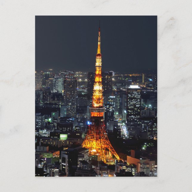 Tokyo Tower by Night :: Postcard (Front)