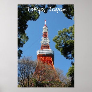 Tokyo Tower, Japan Poster