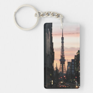 Tokyo Tower Sunrise 東京タワー日の出 Keychain