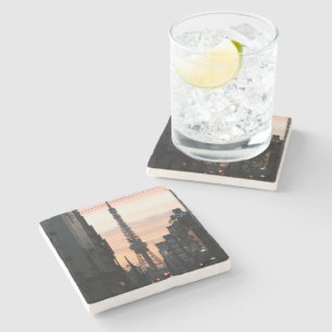 Tokyo Tower Sunrise 東京タワー日の出 Stone Coaster
