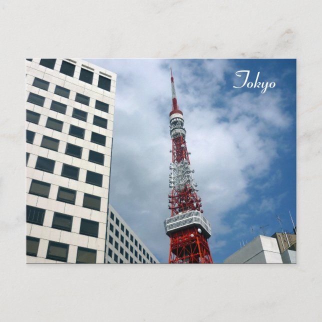 tokyo tower telco postcard (Front)
