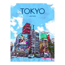 Tokyo Travel Poster