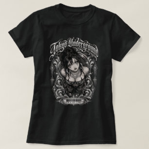 Tokyo Underground Anime Streetwear Shirt, Cyberpun T-Shirt