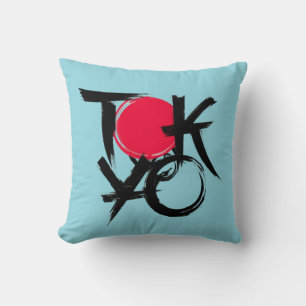 Tokyo Vibes Throw Pillow