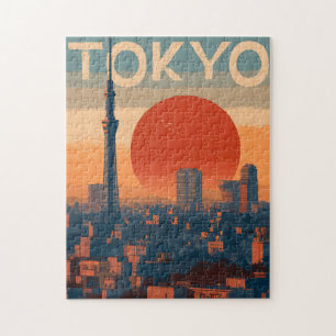 Tokyo vintage jigsaw puzzle