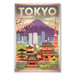 Tokyo vintage photo print