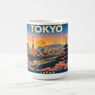 Tokyo Vintage Travel Poster Mug