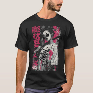 Tokyo Yami – Shadow Warrior Woman with Japanese Ty T-Shirt
