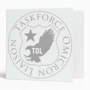ToL shield (2), grey on 2-inch binder
