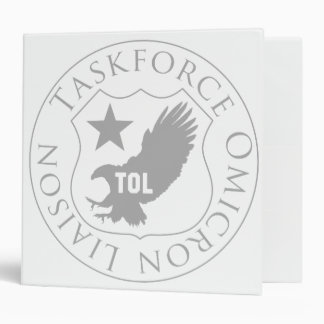 ToL shield (2), grey on 2-inch binder