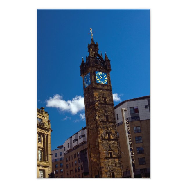 Tolbooth Steeple, Glasgow, Scotland Photo print (Front)