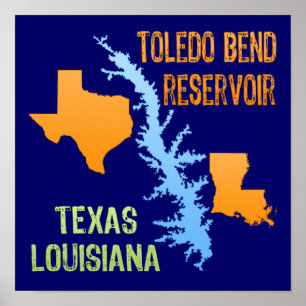 Toledo Bend Reservoir Poster