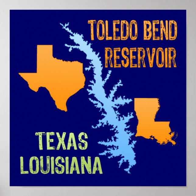 Toledo Bend Reservoir Poster (Front)