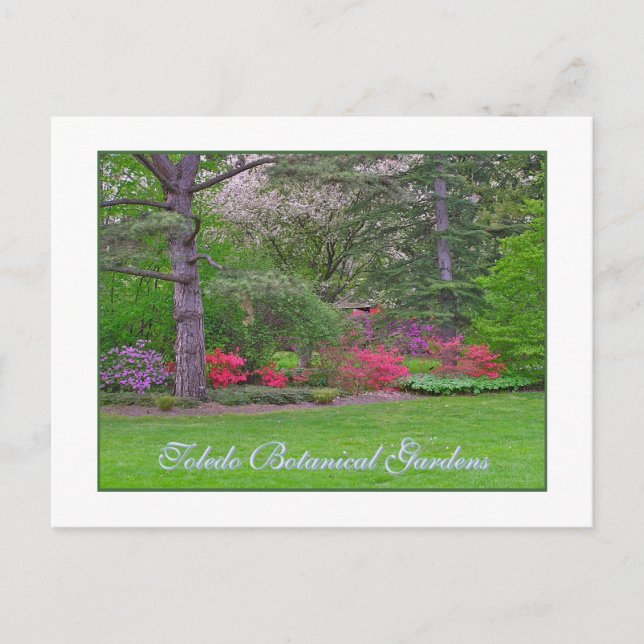 TOLEDO BOTANICAL GARDENS, SPRING, POSTCARD (Front)