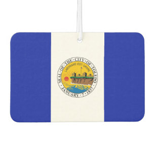 Toledo city flag air freshener