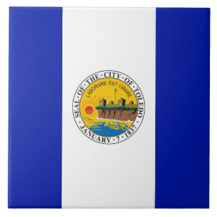 Toledo city flag tile