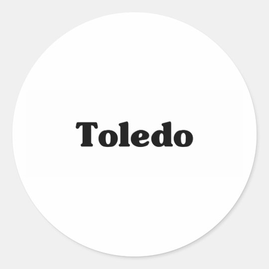 Toledo Classic t shirts Classic Round Sticker