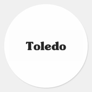 Toledo Classic t shirts Classic Round Sticker