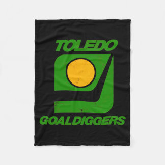 Toledo Goaldiggers 70s80s Hockey Team  Fleece Blanket
