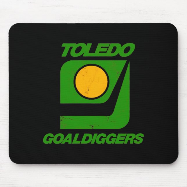 Toledo Goaldiggers 70s80s Hockey Team  Mouse Pad (Front)