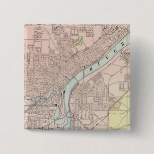 Toledo, Ohio 2 Inch Square Button