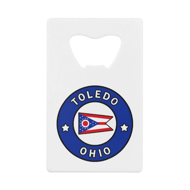 Toledo Ohio Credit Card Bottle Opener (Front)