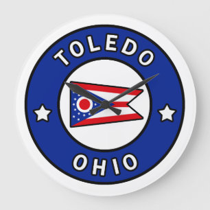 Toledo Ohio Large Clock