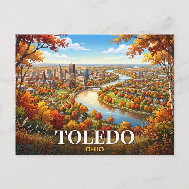 Toledo Ohio Travel Postcard (Front)