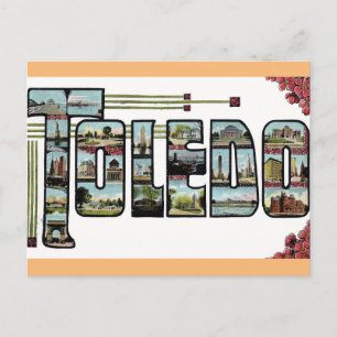 Toledo Ohio Vintage Travel Postcard