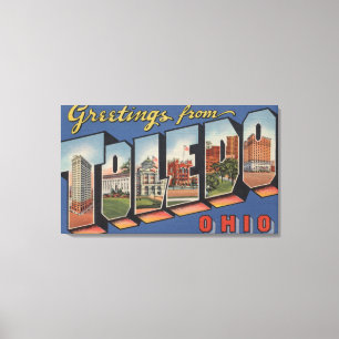 Toledo, OhioLarge Letter ScenesToledo, OH 2 Canvas Print