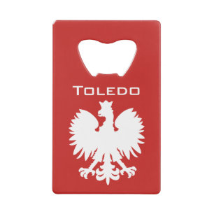 Toledo Polish Eagle Bottle Opener Wallet Bottle Opener