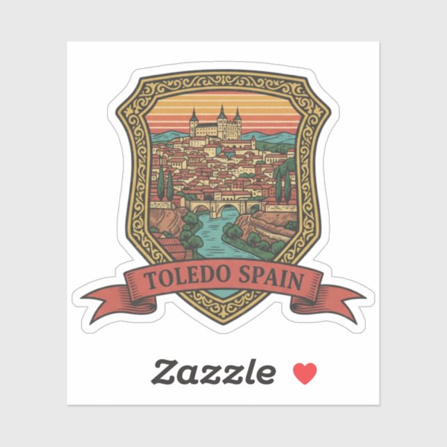 Toledo Spain Alcazar Travel (Sheet)