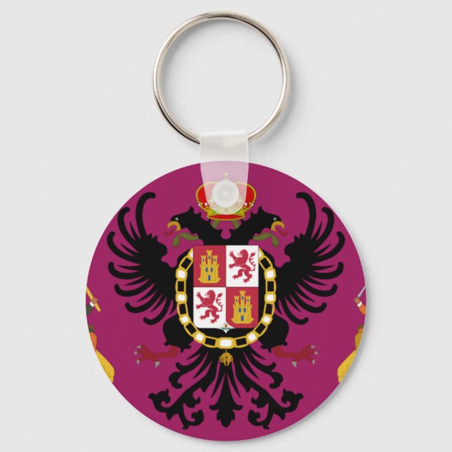 Toledo (Spain) Flag Keychain (Front)