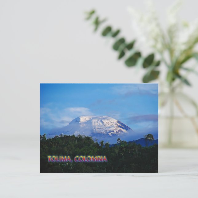 Tolima Colombia Travel Post Card (Standing Front)