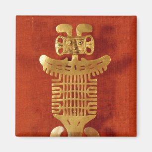 Tolima ornament in the form of a human-headed magnet