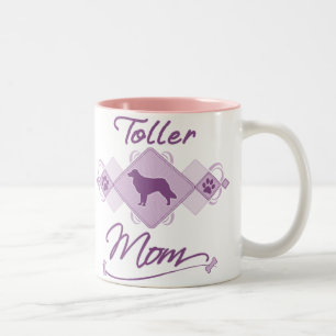 Toller Mom Two-Tone Coffee Mug