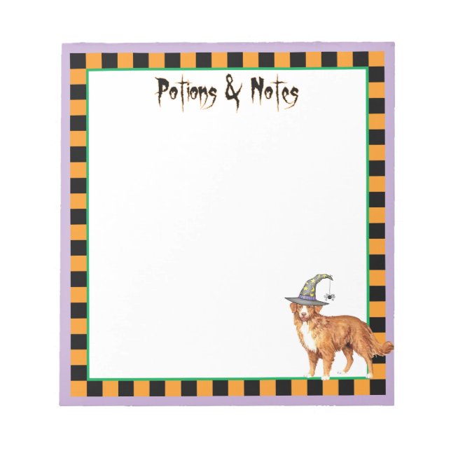 Toller Witch Notepad (Front)
