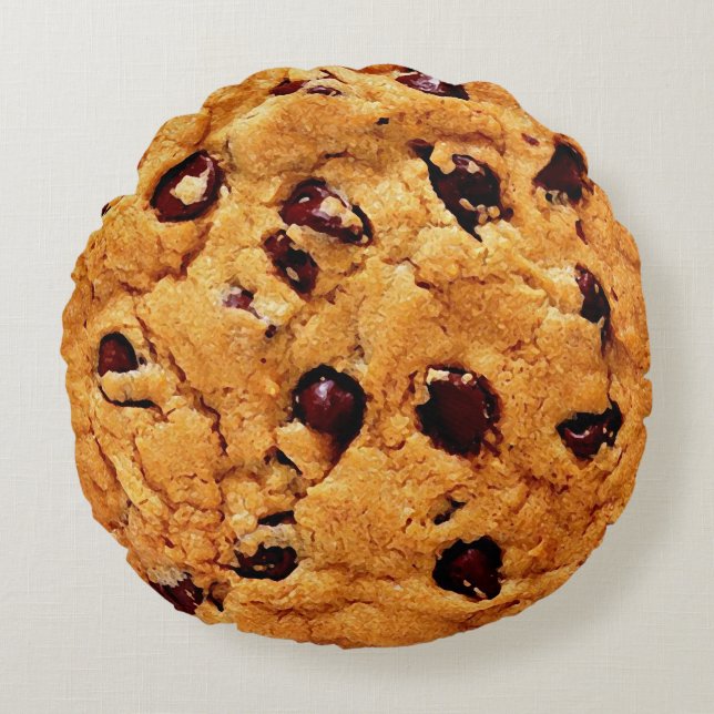 Tollhouse Cookie Round Pillow (Front)
